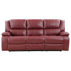 Camila Red Reclining Sofa - Ornate Home