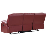 Camila Red Reclining Sofa - Ornate Home