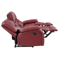 Camila Red Reclining Sofa - Ornate Home