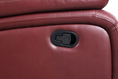 Camila Red Reclining Sofa - Ornate Home