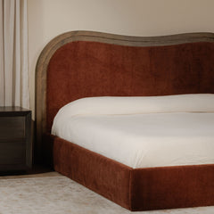 Camilla Chestnut Queen Bed - Ornate Home
