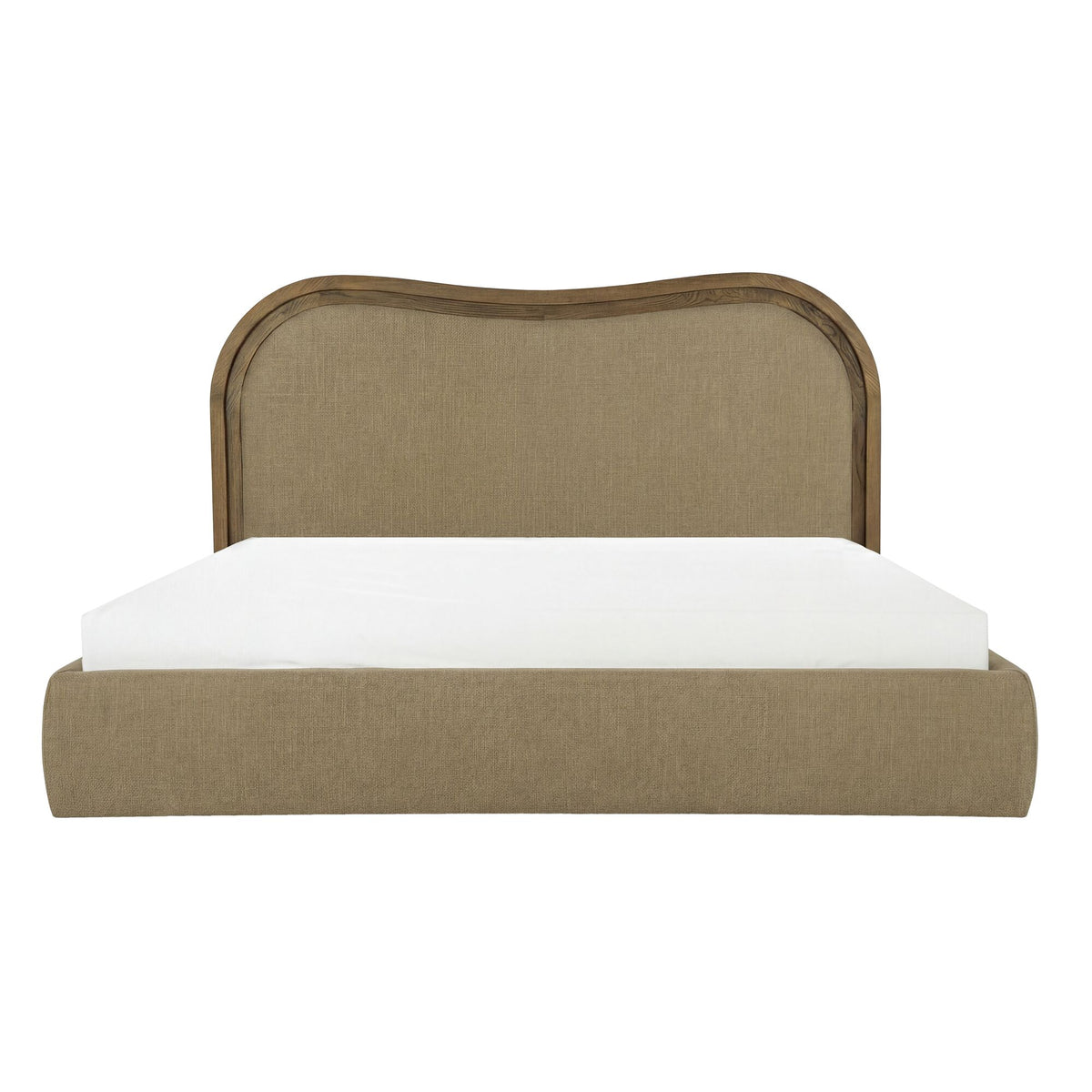 Camilla Green/Dark Brown King Bed - Ornate Home