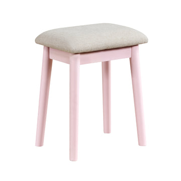 Camilla Pink Vanity Dresser with Mirror and Stool - Ornate Home