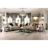 Camilla Tan Loveseat - Ornate Home