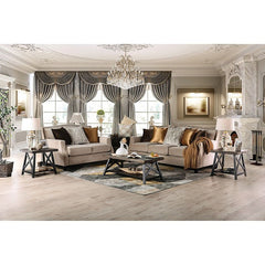 Camilla Tan Loveseat - Ornate Home