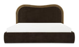 Camilla Warm Brown King Bed - Ornate Home