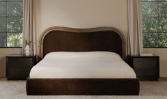 Camilla Warm Brown King Bed - Ornate Home
