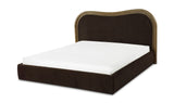 Camilla Warm Brown King Bed - Ornate Home