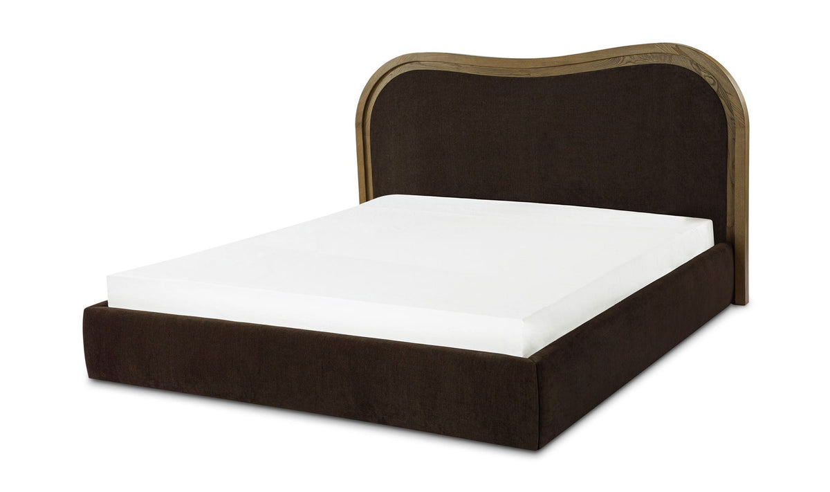 Camilla Warm Brown Queen Bed - Ornate Home