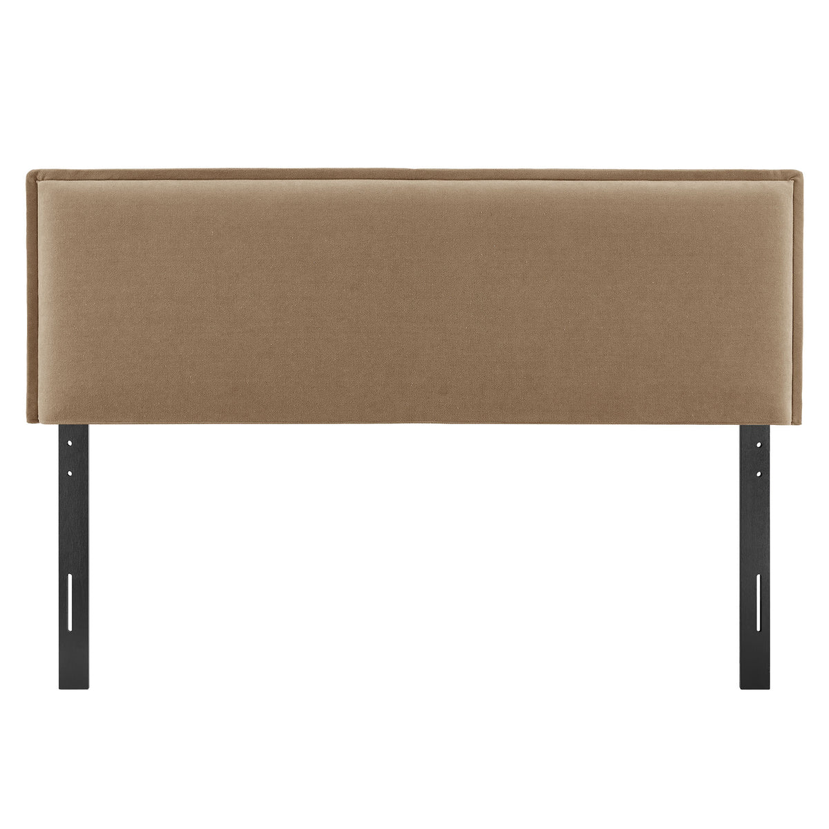 Camille Almond Upholstered Linen Blend Queen Size Headboard - Ornate Home