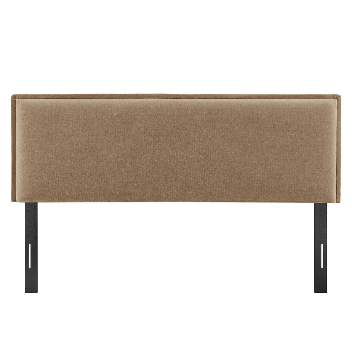 Camille Almond Upholstered Linen Blend Queen Size Headboard - Ornate Home