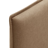 Camille Almond Upholstered Linen Blend Queen Size Headboard - Ornate Home
