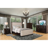 Camille Beige Queen Bed - Ornate Home
