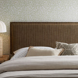 Camille Earth Stripe Striped Linen Blend King Size Headboard - Ornate Home