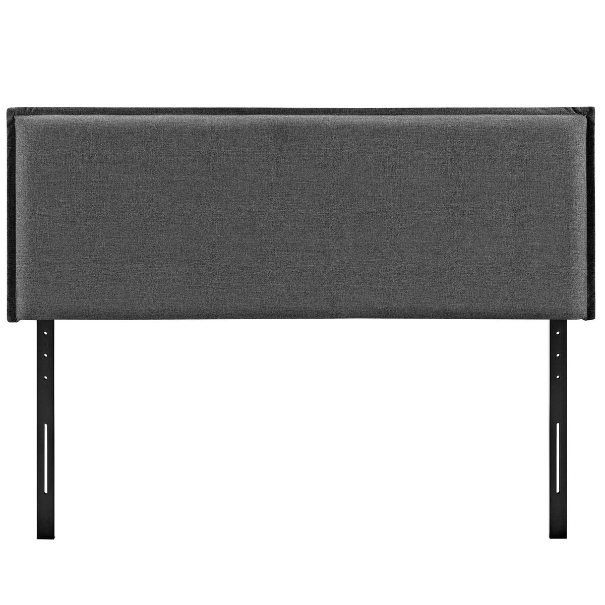 Camille Gray Upholstered Fabric Full Headboard - Ornate Home