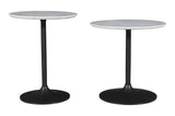 Camille Gunmetal Nesting Table (Set of 2) - Ornate Home
