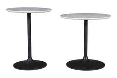 Camille Gunmetal Nesting Table (Set of 2) - Ornate Home