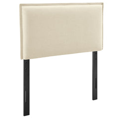 Camille Upholstered Linen Blend Twin Size Headboard - Ornate Home