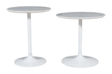 Camille White Nesting Table (Set of 2) - Ornate Home