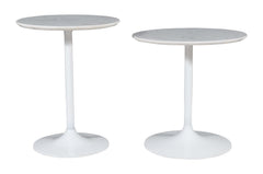 Camille White Nesting Table (Set of 2) - Ornate Home