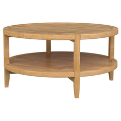 Camillo Maple 3-piece Round Coffee and End Table Set - Ornate Home