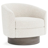 Camino Ivory Swivel Chair Without Pillows - Ornate Home