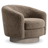 Camino Shearling Tawny - Cerused Swivel Chair