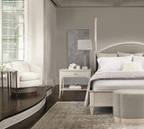 Camino White/Cream/Portobello Fabric Swivel Chair - Ornate Home