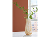 Cammen Tan/White Vase (14.25" H) (Online Special Price) - Ornate Home