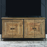 Camney Brown/Black Accent Cabinet (Online Special Price) - Ornate Home
