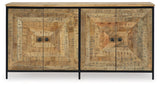 Camney Brown/Black Accent Cabinet - Ornate Home