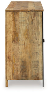 Camney Brown/Black Accent Cabinet - Ornate Home