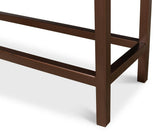 Campaign Brown Embossed Console - Ornate Home