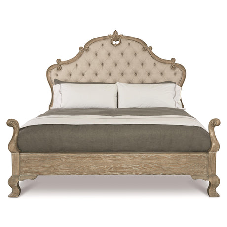 Campania Weathered Sand/Beige Panel King Bed - Ornate Home
