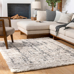 Campion Plush Cream Rug - Ornate Home