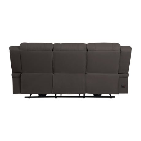 Camryn Charcoal Power Reclining Sofa and Loveseat - Ornate Home
