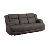 Camryn Chocolate Power Double Reclining Sofa - Ornate Home
