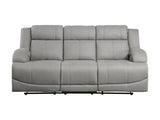 Camryn Gray Double Reclining Sofa - Ornate Home
