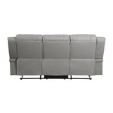 Camryn Gray Double Reclining Sofa - Ornate Home