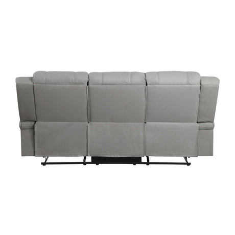 Camryn Gray Double Reclining Sofa - Ornate Home
