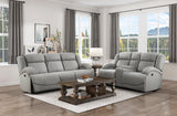 Camryn Gray Double Reclining Sofa - Ornate Home