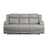 Camryn Gray Double Reclining Sofa - Ornate Home