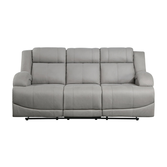 Camryn Gray Double Reclining Sofa - Ornate Home