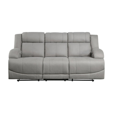 Camryn Gray Double Reclining Sofa - Ornate Home