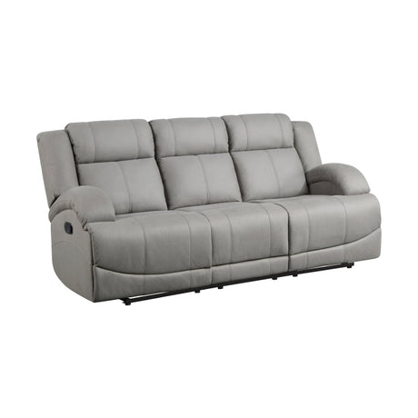 Camryn Gray Double Reclining Sofa - Ornate Home