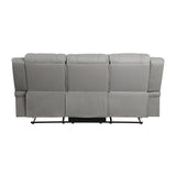 Camryn Gray Double Reclining Sofa - Ornate Home