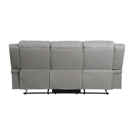 Camryn Gray Double Reclining Sofa - Ornate Home