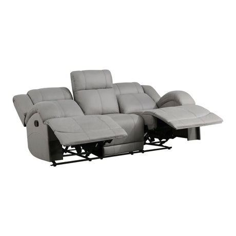 Camryn Gray Double Reclining Sofa - Ornate Home
