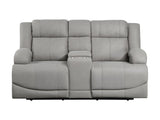 Camryn Gray Power Double Reclining Loveseat - Ornate Home