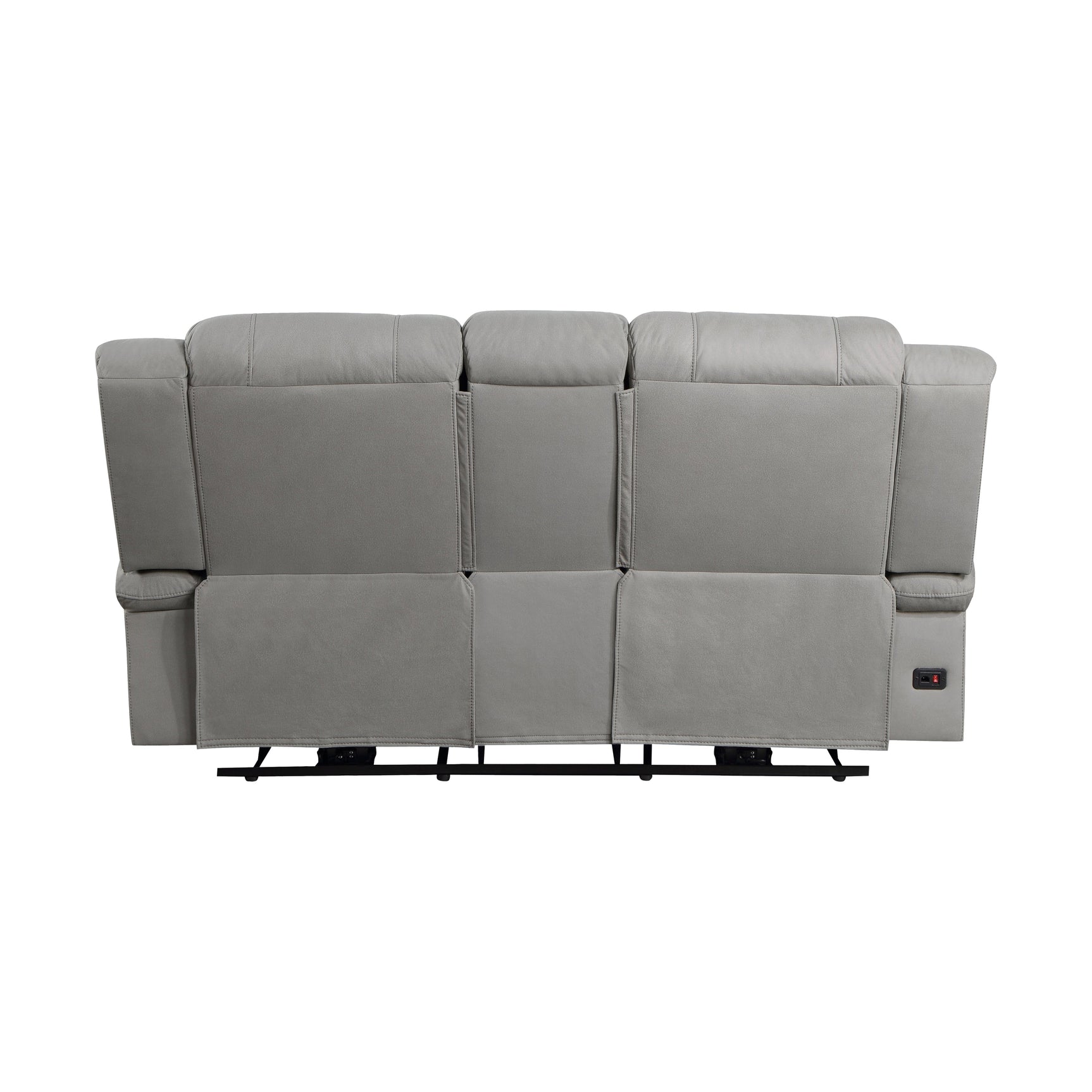 Camryn Gray Power Double Reclining Loveseat - Ornate Home